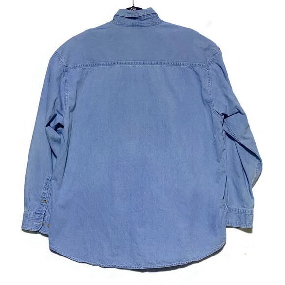 NASCAR Winston Cup Champion 1997 Button Up Shirt Mens Large Denim Long Sleeve - Picture 2 of 8